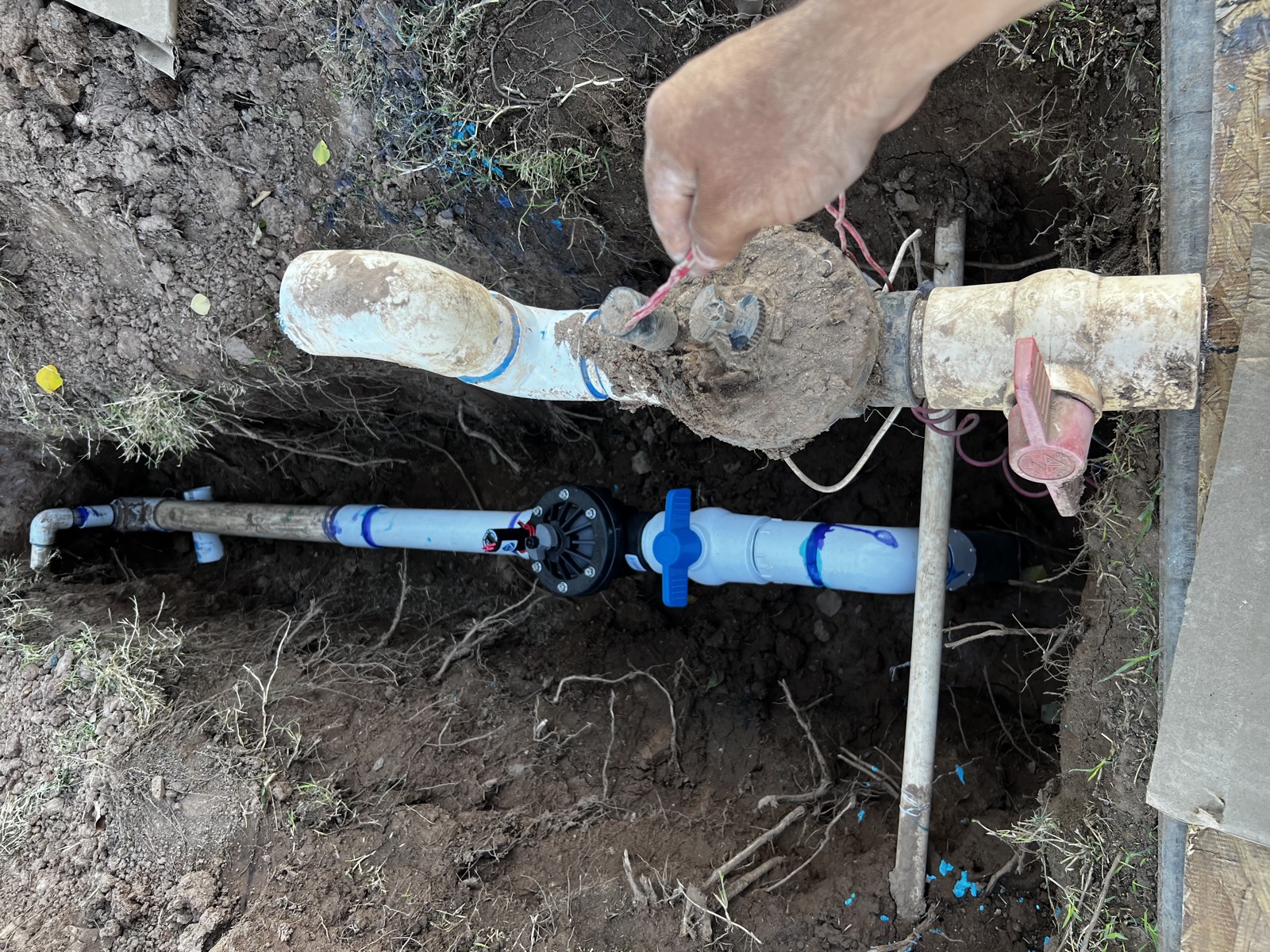 Irrigation line repair